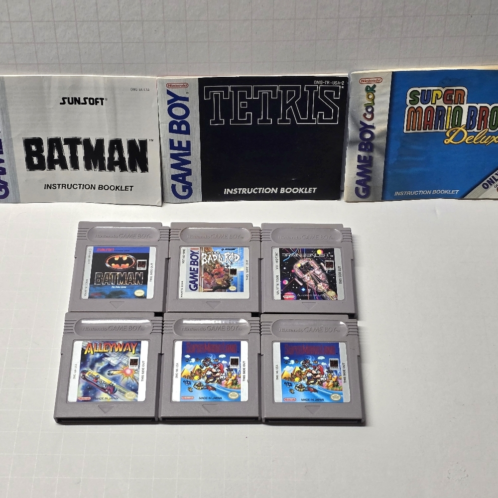 Lot Of 6 Nintendo Game Boy Games W/Clear Protectant Covers Untested "READ". - Picture 2 of 11